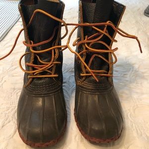 Women’s LL Bean Boots, 8” Bison